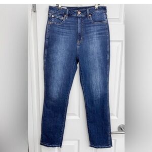 Like New - GAP “Cigarette Pants” Sky High Rise Split-Hem Slim Jeans